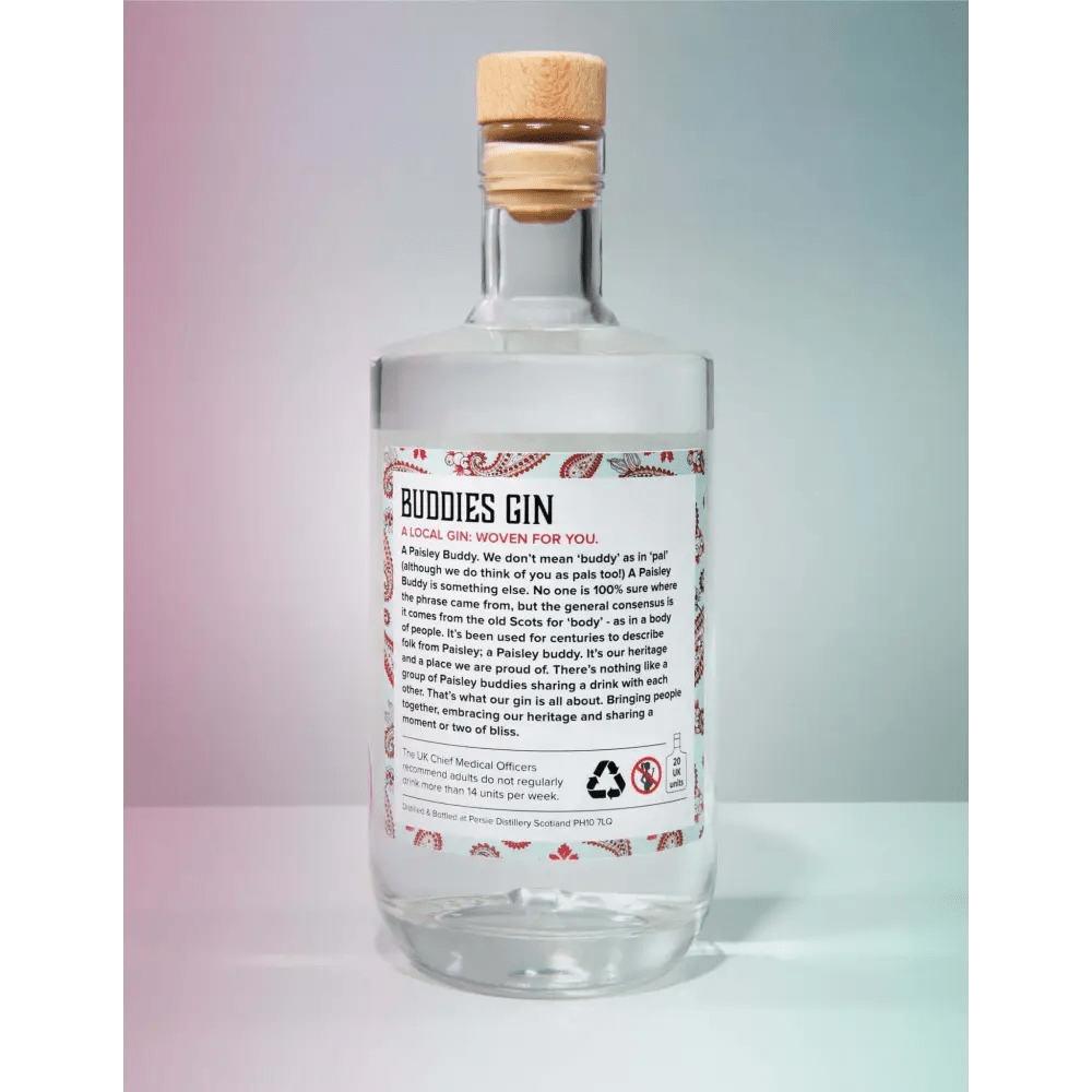 Buddies Gin: 50cl Premium Small Batch Craft Gin - Buddies Gin